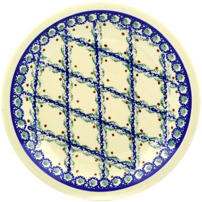 Polish Pottery Plate 9&quot; Ivy