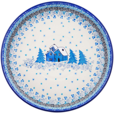 Polish Pottery Plate 9&quot; Magical Night UNIKAT