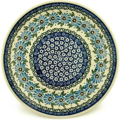 Polish Pottery Plate 9&quot; Marigold Morning