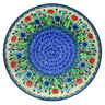 Polish Pottery Plate 9&quot; Meadow At Sunset UNIKAT
