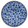 Polish Pottery Plate 9" Misty Dragonfly