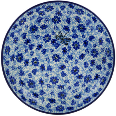 Polish Pottery Plate 9" Misty Dragonfly