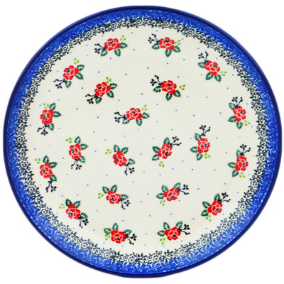 Polish Pottery Plate 9&quot; Pasadena Delight