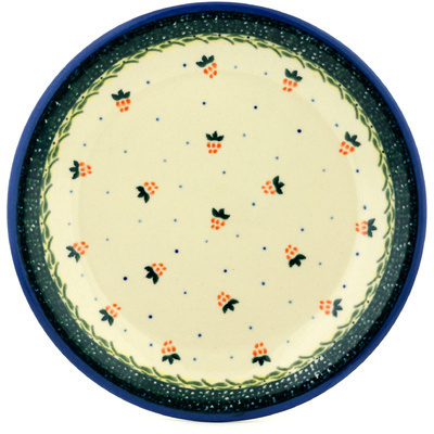 Polish Pottery Plate 9&quot; Polish Meadow