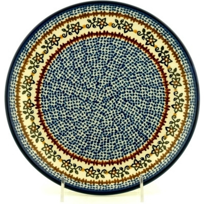 Polish Pottery Plate 9&quot; Southern Trail