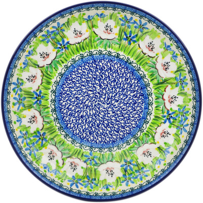 Polish Pottery Plate 9&quot; Spring Morning UNIKAT
