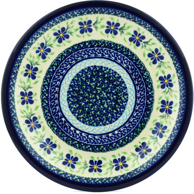Polish Pottery Plate 9&quot; Sweet Violet