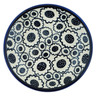 Polish Pottery Plate Small Blooming Night