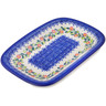 Polish Pottery Platter 10" Elegant Garland