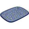 Polish Pottery Platter 10" Fields Of Glory