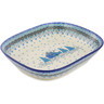 Polish Pottery Platter 10&quot; Magical Night UNIKAT