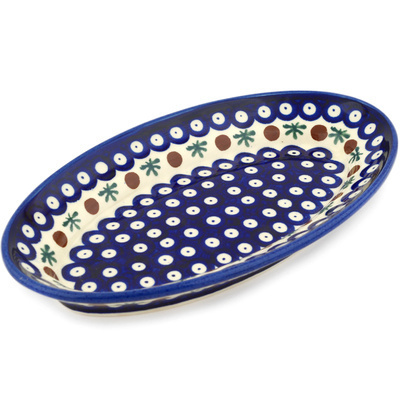 Polish Pottery Platter 10&quot; Mosquito