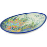 Polish Pottery Platter 10" New Life UNIKAT
