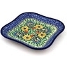 Polish Pottery Platter 10" Spring Serenade UNIKAT
