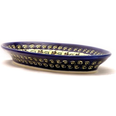 Polish Pottery Platter 10" Stargazer Fields