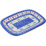 Polish Pottery Platter 10&quot; Sweet Day