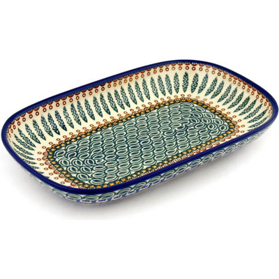 Polish Pottery Platter 10&quot; Tuscan Countryside