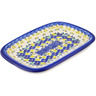 Polish Pottery Platter 11" Cornflower Meadow
