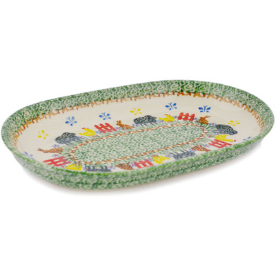 Polish Pottery Platter 11"