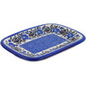 Polish Pottery Platter 11&quot; Midnights