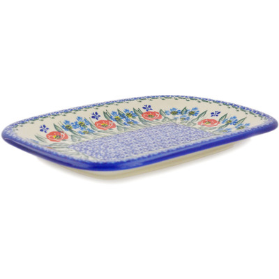 Polish Pottery Platter 11" Open Fields