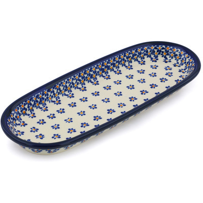 Polish Pottery Platter 11" Remember Me