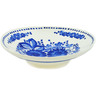 faience Platter 11&quot; Retro Cobalt