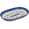 Polish Pottery Platter 11&quot; Texas State
