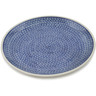 Polish Pottery Platter 12&quot; Baltic Blue
