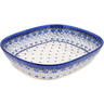 Polish Pottery Platter 12&quot; First Snow