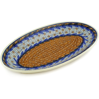 Polish Pottery Platter 12&quot;