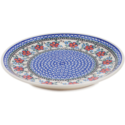 Polish Pottery Platter 12&quot; Lancaster Rose