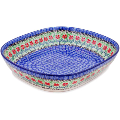 Polish Pottery Platter 12&quot; Maraschino