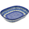 Polish Pottery Platter 12&quot; Morning Glory