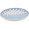 Polish Pottery Platter 12&quot; Ring Around The Reindeer