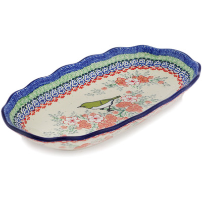 Polish Pottery Platter 12" UNIKAT