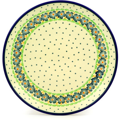 Polish Pottery Platter 13&quot; Aloha