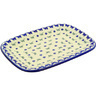 Polish Pottery Platter 13&quot; Boo Boo Kitty Paws