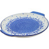 Polish Pottery Platter 13&quot; Dewy Morning