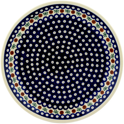 Polish Pottery Platter 13&quot; Mosquito