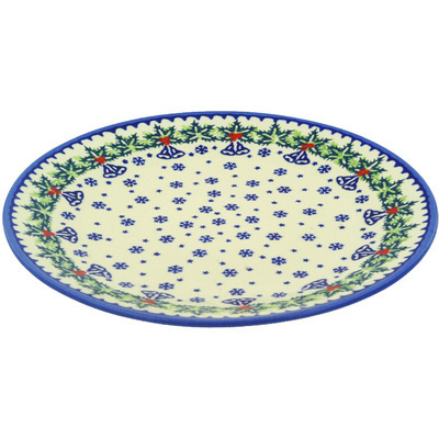 Polish Pottery Platter 13&quot; Ringing Bells