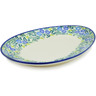 Polish Pottery Platter 13&quot; Thistle