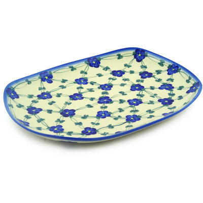 Polish Pottery Platter 13&quot; UNIKAT