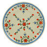 Polish Pottery Platter 14&quot; Cherry Blossoms