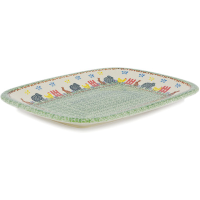 Polish Pottery Platter 14"