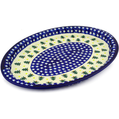 Polish Pottery Platter 15"