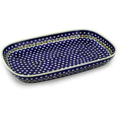 Polish Pottery Platter 16" Mosquito