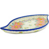 Polish Pottery Platter 18&quot; Aster UNIKAT