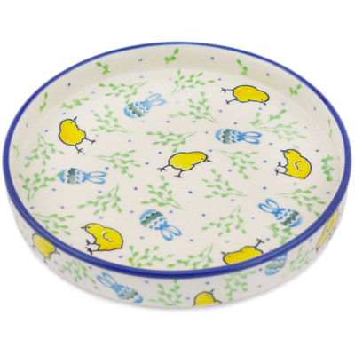 Polish Pottery Platter 6&quot; Easter Day
