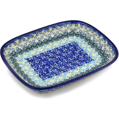 Polish Pottery Platter 7&quot;